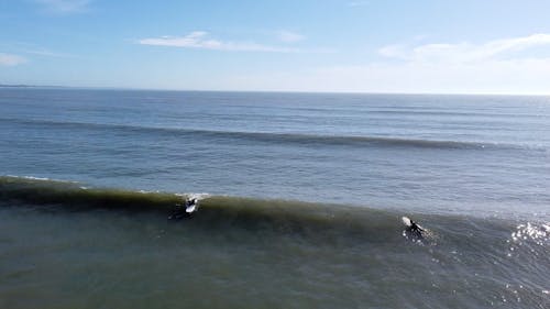 Surfers on the Beach