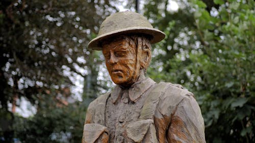 Wooden Statue of Soldier