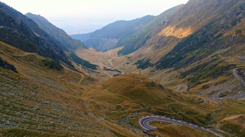 Drone Footage of a Mountains