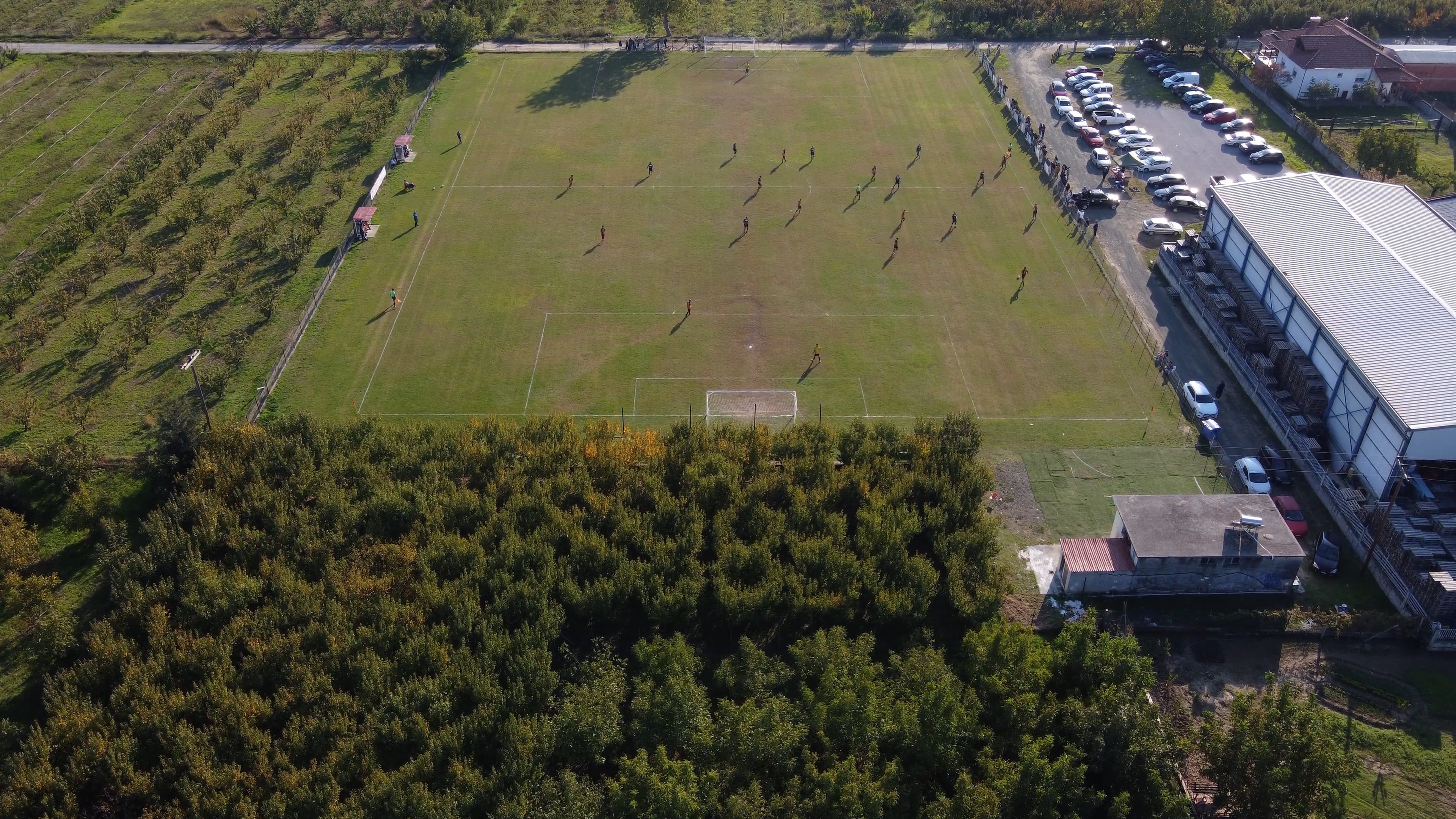 Drone Footage Of Football Match Free Stock Video Footage, Royalty-Free ...