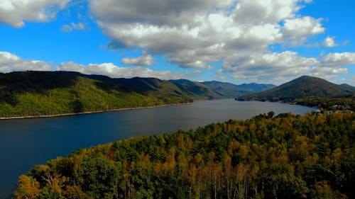 Cloud over River in Watauga in North Carolina