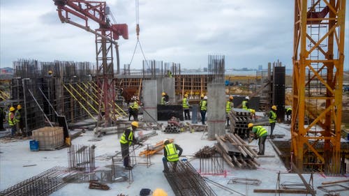 Time Lapse of Construction Site