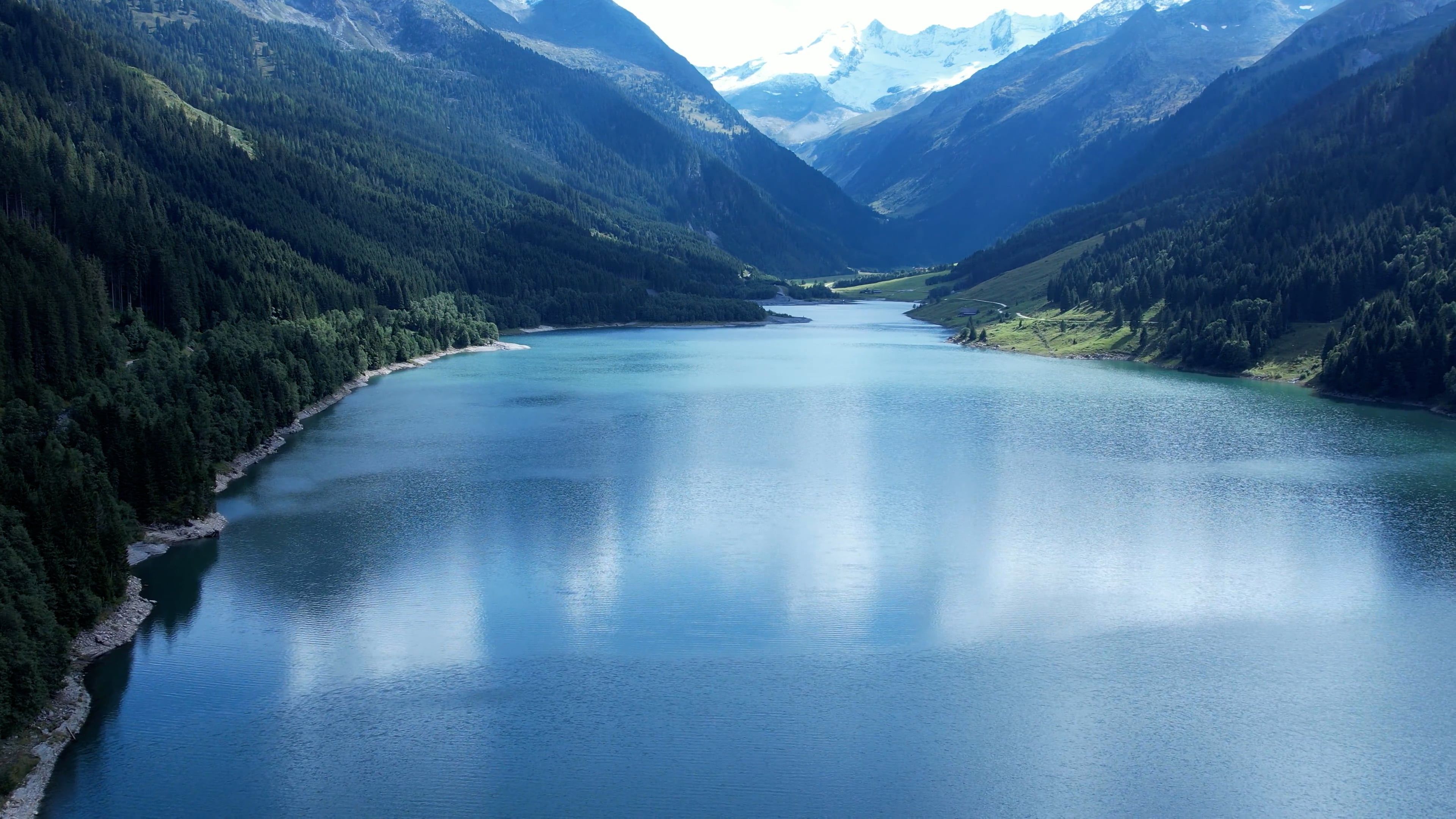 Aerial Footage of a River Free Stock Video Footage, Royalty-Free 4K ...