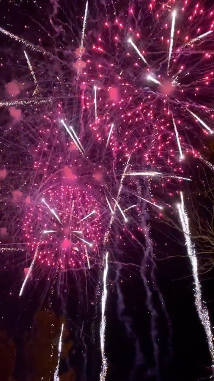 Fireworks Exploding in Sky at Night Free Stock Video Footage, Royalty ...