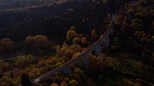 Drone Footage of a Viaduct