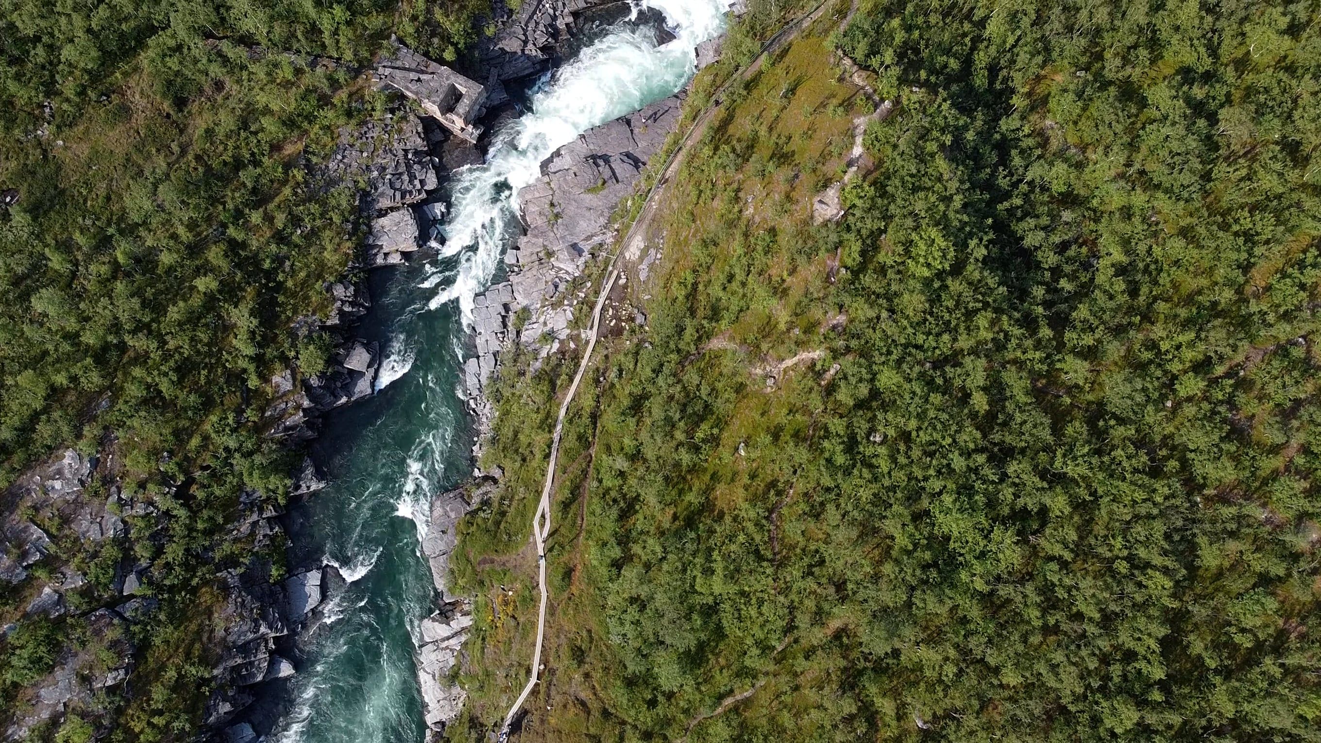 Drone Footage of Water Flowing in the River Free Stock Video Footage ...
