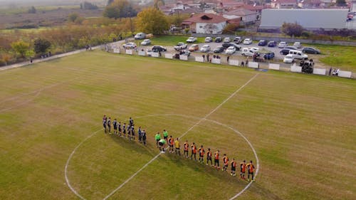 People at a Soccer Field