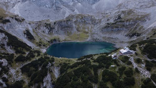 Drone Footage of a Lake