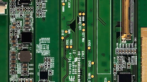 Scrolling Circuit Board Animation