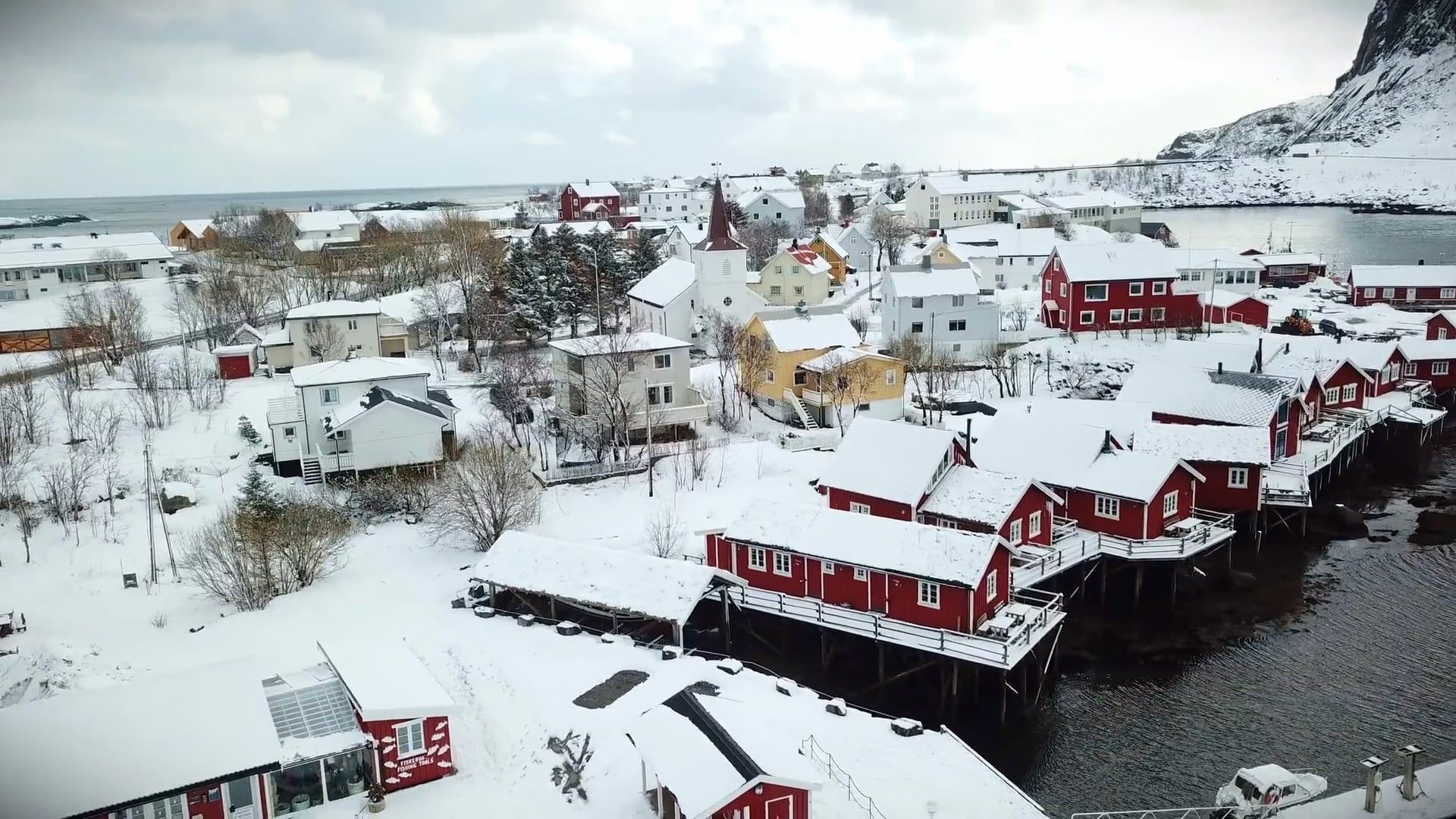 Drone Footage of Houses on an Island Free Stock Video Footage, Royalty ...