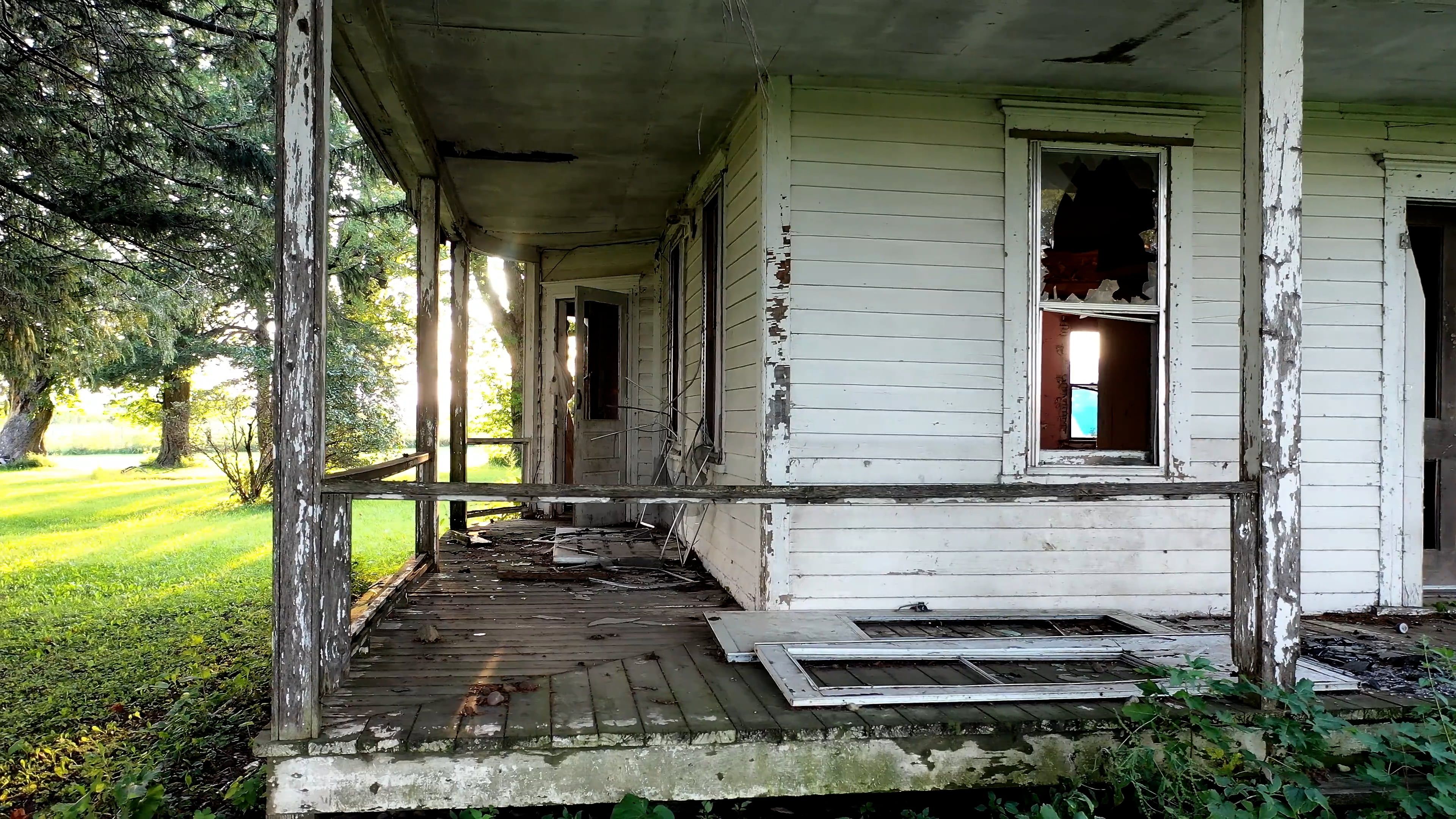 Drone Footage of Abandoned House Free Stock Video Footage, Royalty-Free ...