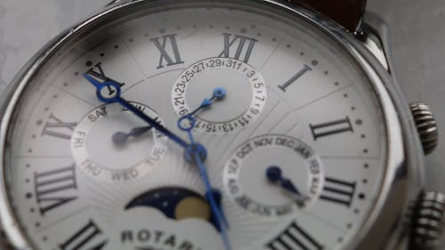 Close-Up Video Of Wristwatch