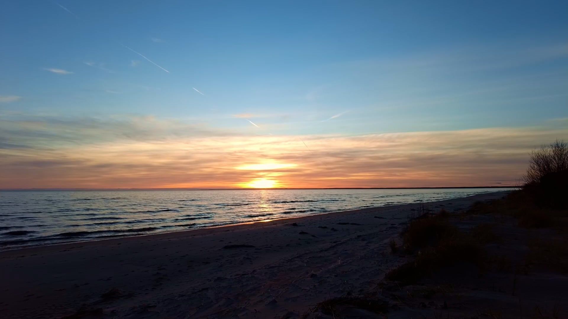 sunset over sea 10343446