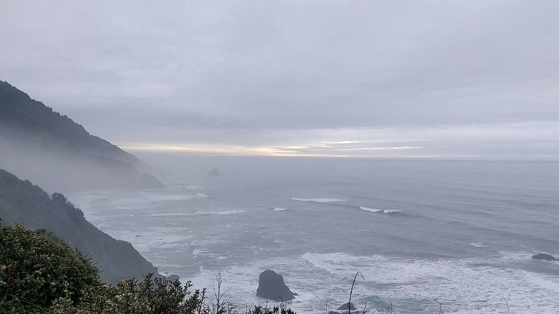 天気 曇り 波 海 白黒 自然の無料の動画素材