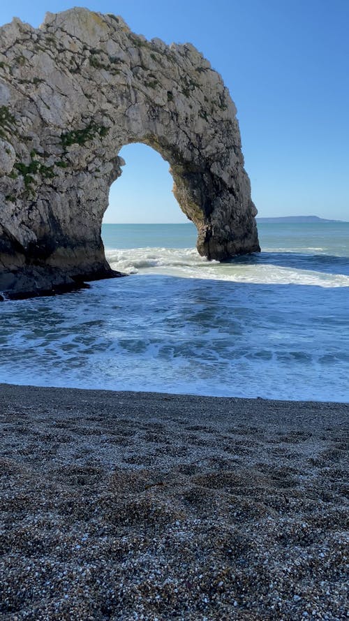 Natural Arch on Shore