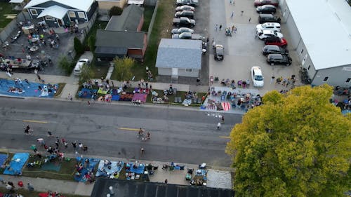 Drone Footage of a Suburban Area in La Crosse Wisconsin