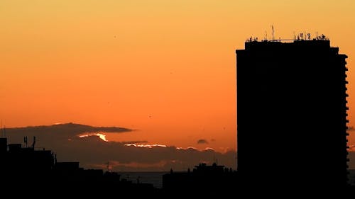 Yellow and Red Sky during Sunrise