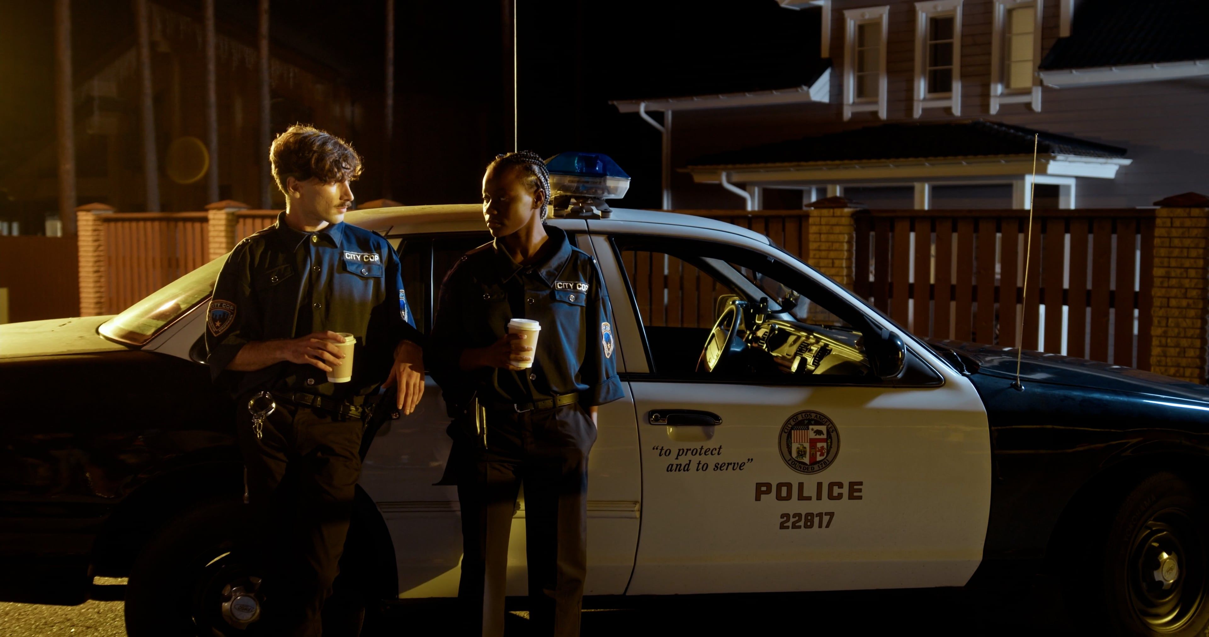 Portrait of Two Police Officers Free Stock Video Footage, Royalty-Free ...