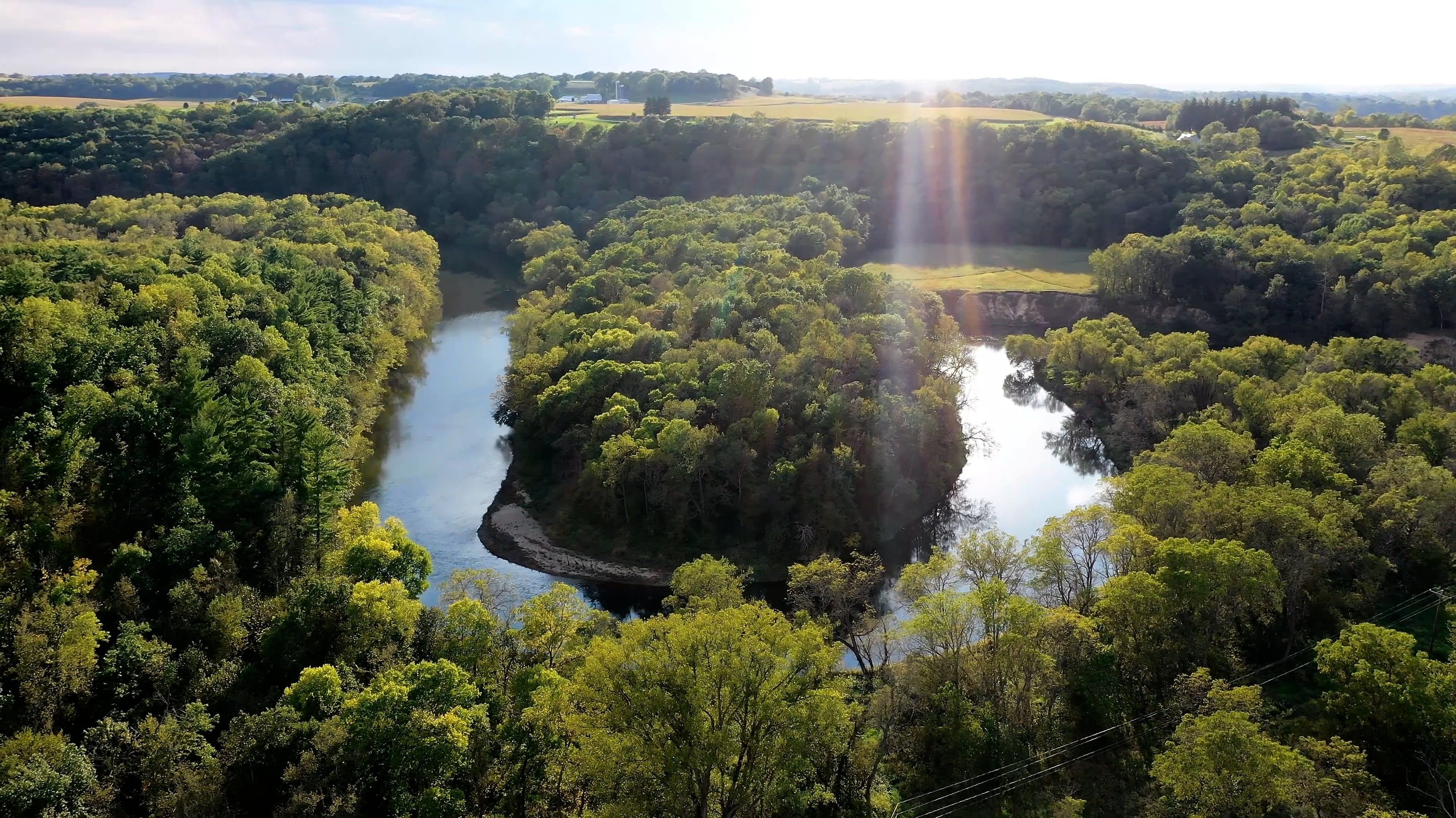 Panoramic View Of A Landscape Free Stock Video Footage, Royalty-Free 4K ...