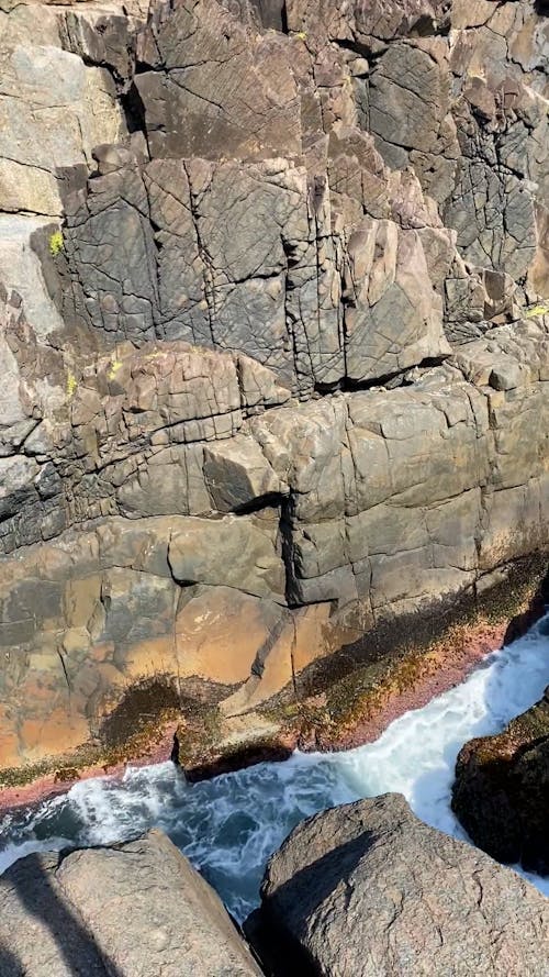 Rocky Cliffs on Sea Shore