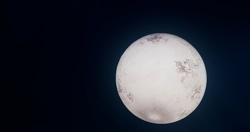 Close-up of a Moon Shaped Lamp