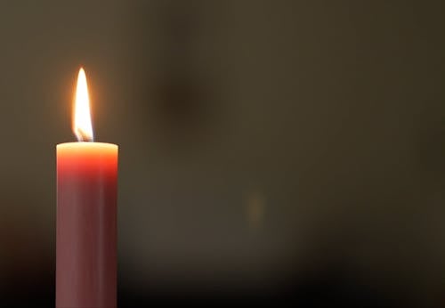 Close-up of a Burning Candle