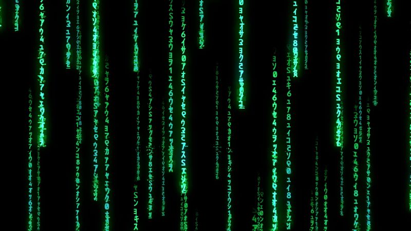 Green Code Digital Abstract Background Animation Free Stock Video ...