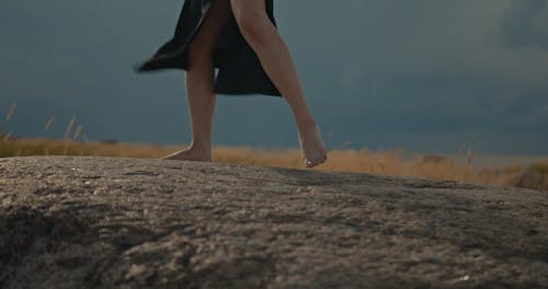 Feet of Female Dancer