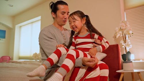 Man Spending Time with His Daughter