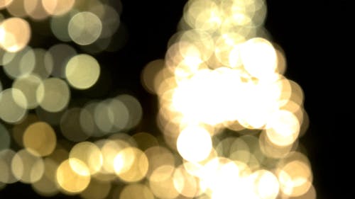 Blurred Lights with Bokeh Effect