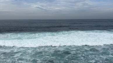 sea waves on shore