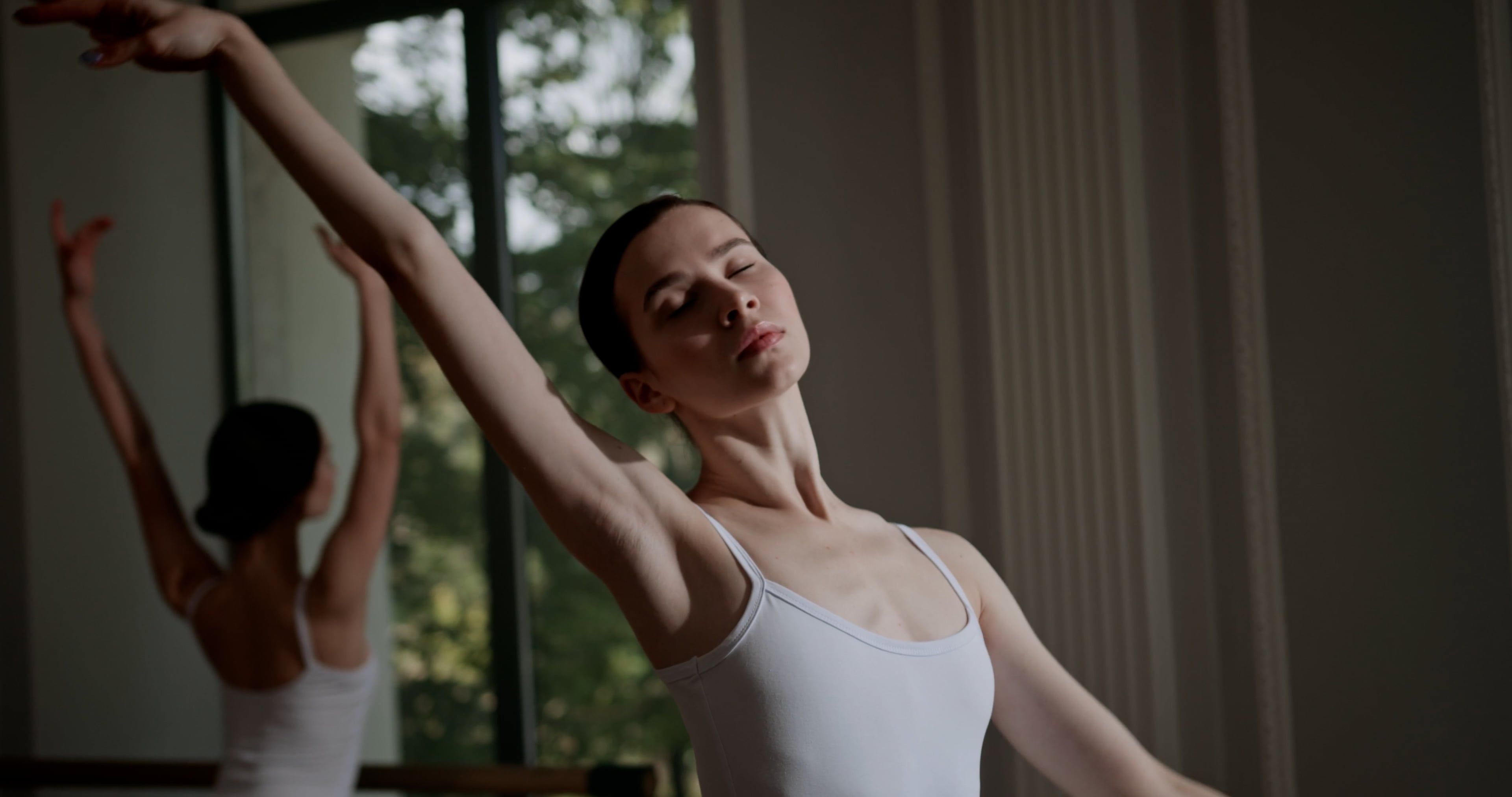 Face of Dancing Ballerina Free Stock Video Footage, Royalty-Free 4K ...