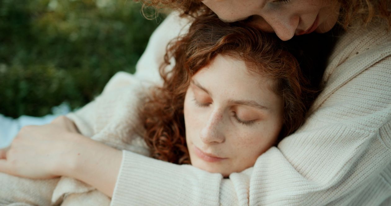 Close-up of a Woman Being Comforted by her Friend Free Stock Video ...