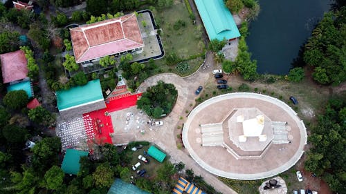 Aerial View of Social Gathering