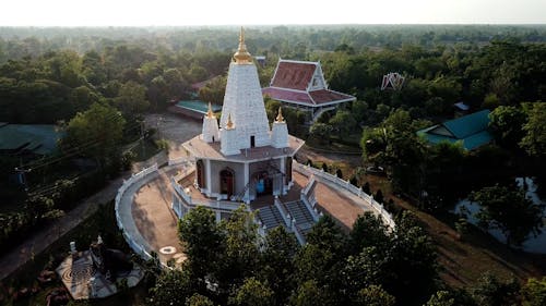 Aerial View of Temple