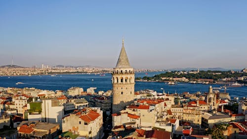 Cityscape with Galata Tower