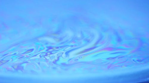 Psychedelic Pattern on Colored Liquids