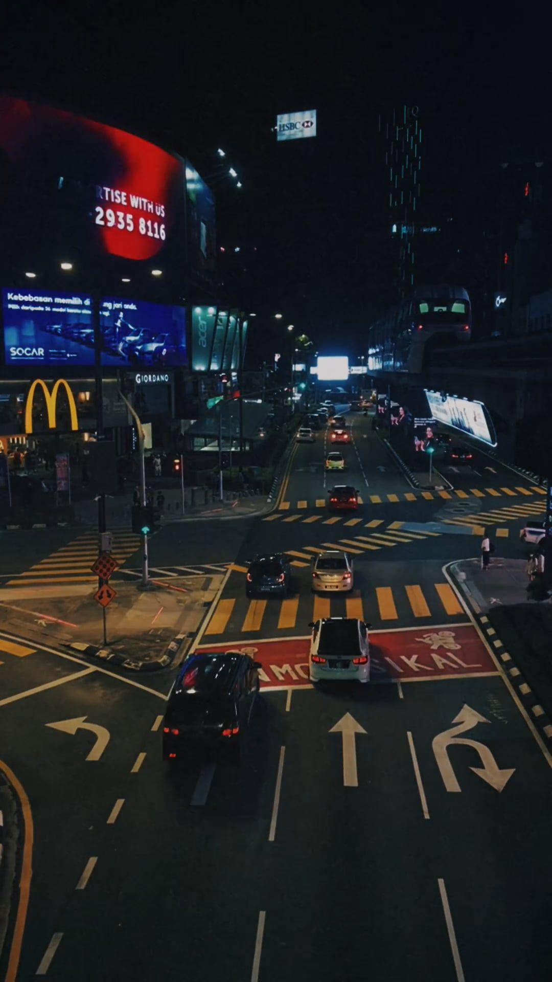 traffic in kuala lumpur at night 10741262 — free pexels stock footage