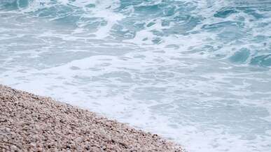 sea waves on beach