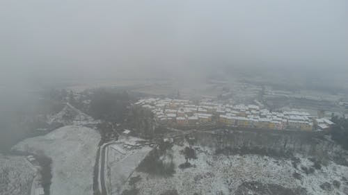 Drone Footage of Tuscany in Winter 