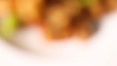 close up on spicy asian food