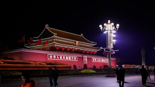 Illuminated Tiananmen Gate