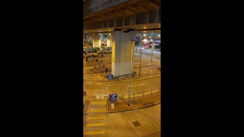 Bus Station in Hong Kong