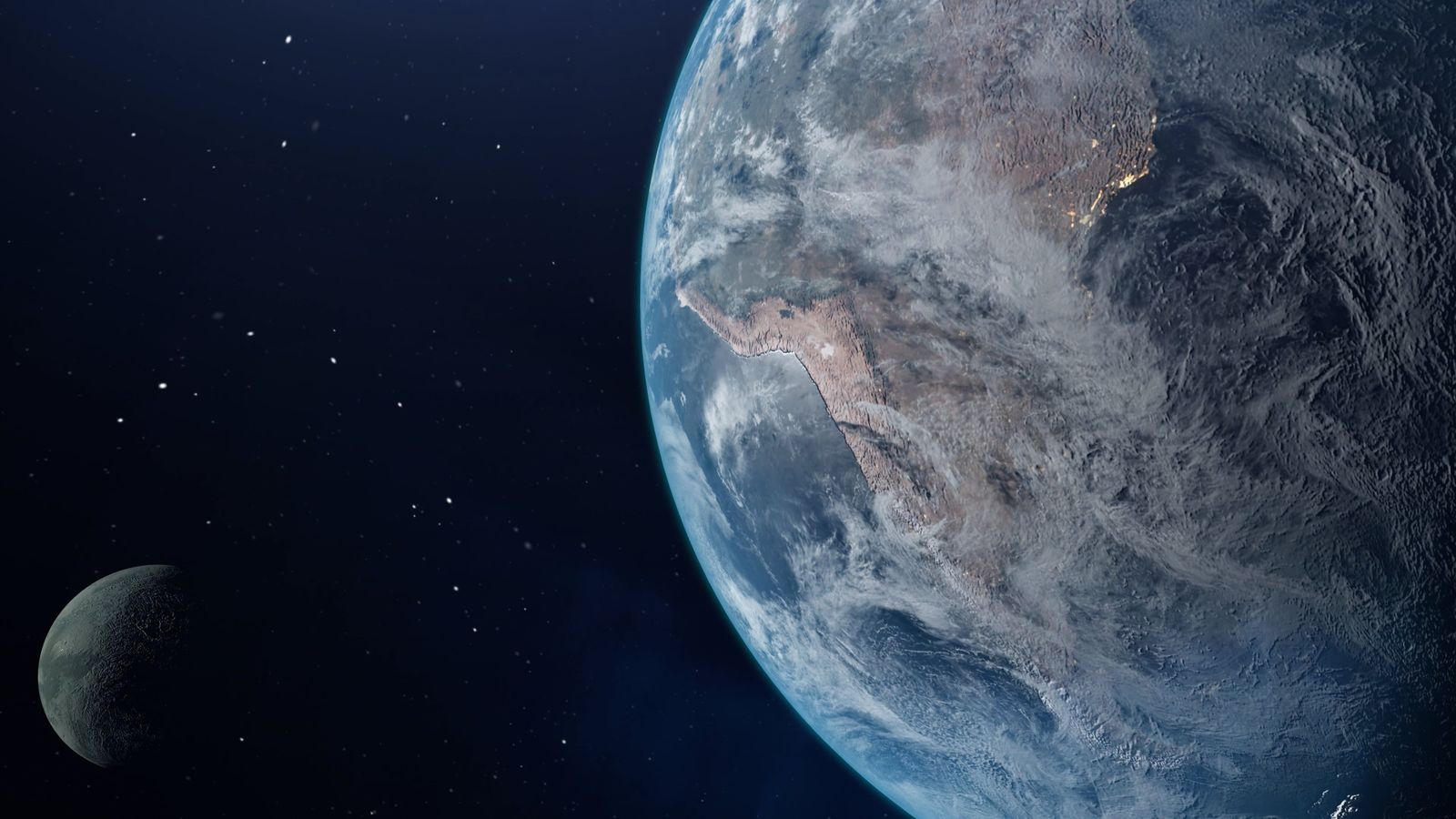 Loading Planet Animation of Rotating Planet in Space Free Stock Video Footage, Royalty ...