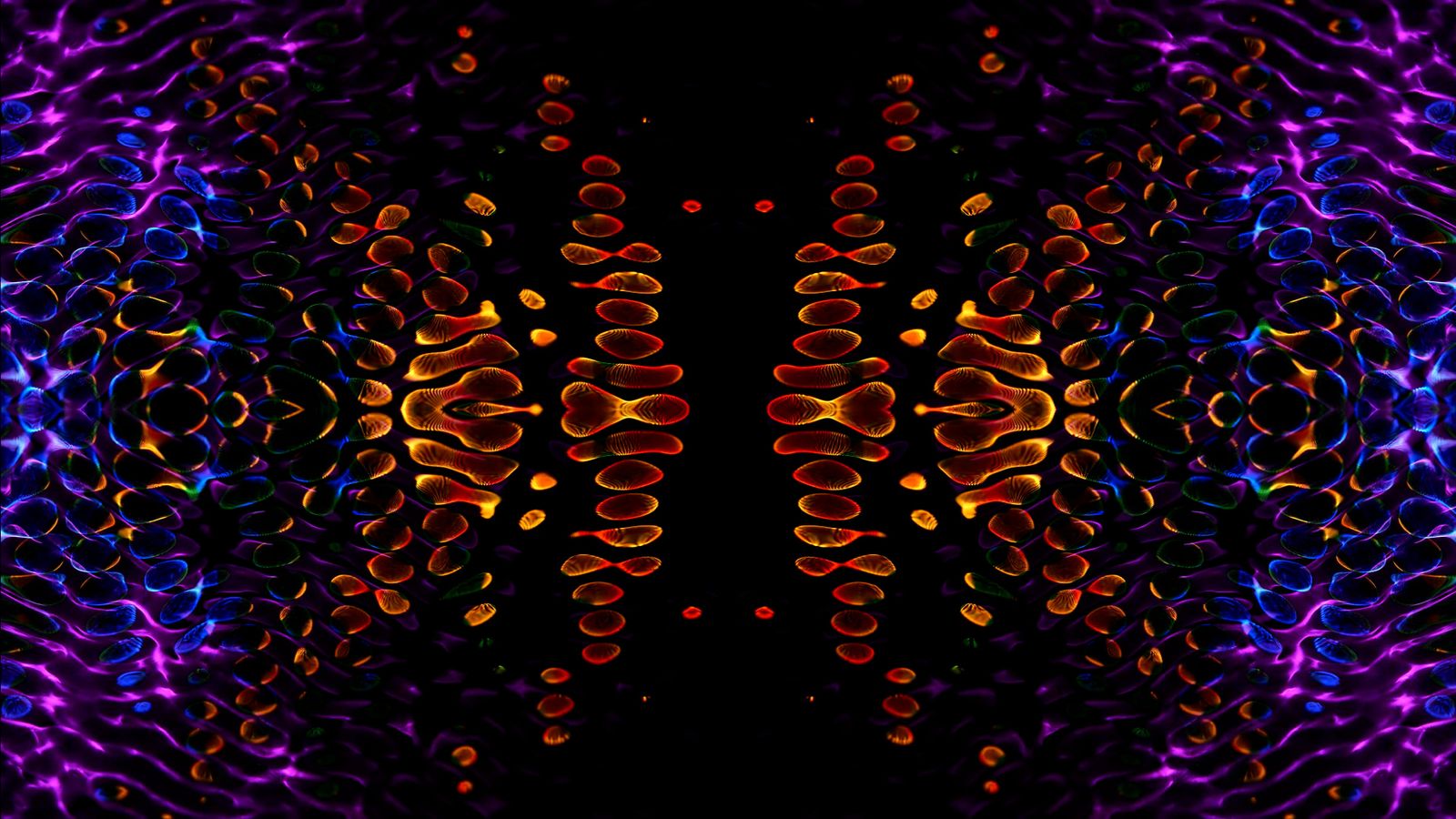 Digital Animation of a Luminous Abstract Design Free Stock Video ...