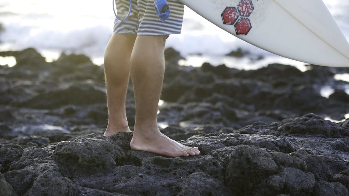 Barefoot Surfer · Free Stock Video