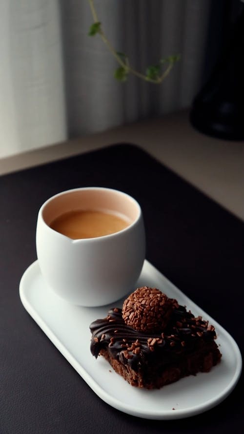 Coffee with Brownie