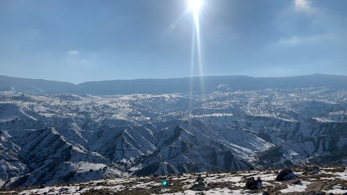 Snow Covered Mountains in Kurdistan