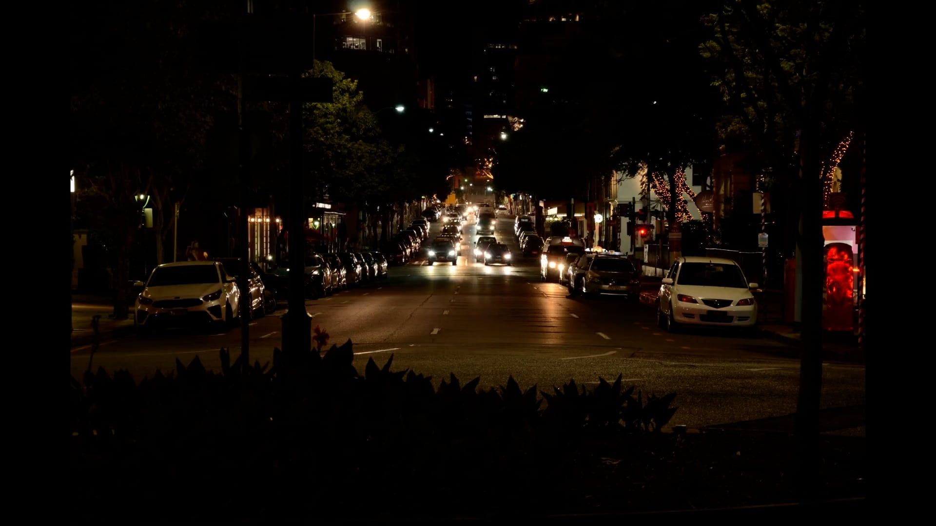 Time Lapse of Passing Cars in the Street at Night Free Stock Video ...