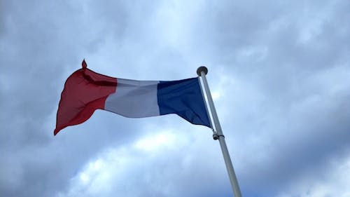 A Flag Waving on the Pole